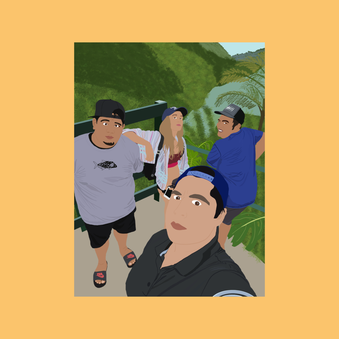 Illustration Détaillée - Personnes & Paysage