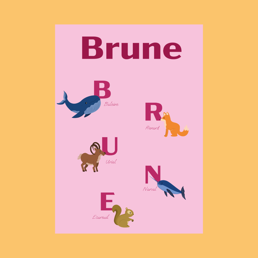 Affiche Brune