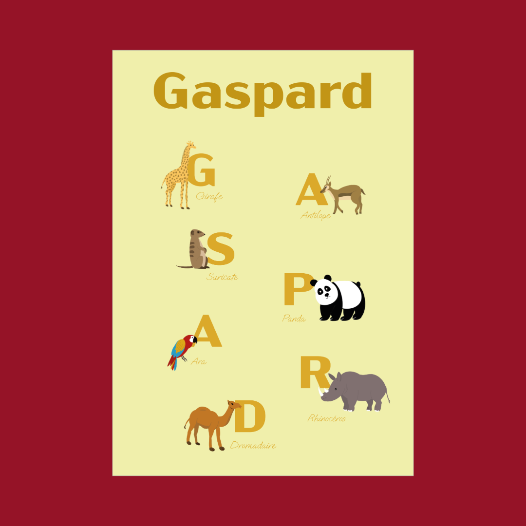 Affiche Gaspard